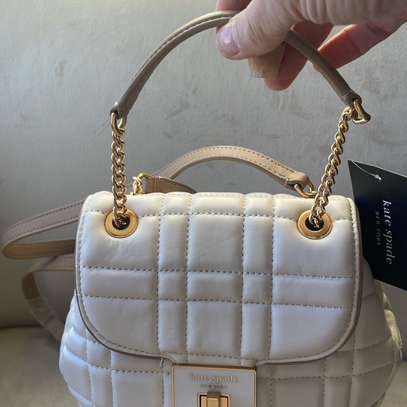 Kate Spade “Evelyn” quilted leather small  backpack NWT - Picture 7 of 14